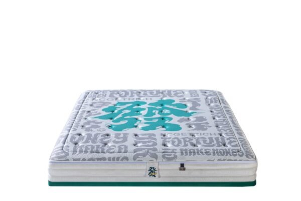 Anti-Mite Mattress Double-Sided Jacquard Resilience Sponge Gel Memory Foam Pocketed Spring Mattress - Image 3