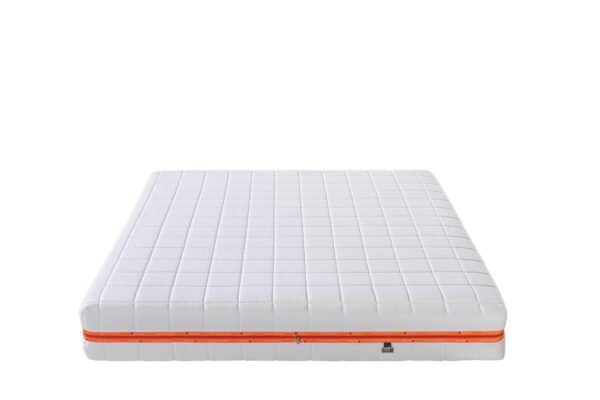 Waffle Glue-Free Silk Gel Memory Foam Pocketed Spring Mattress - Image 2