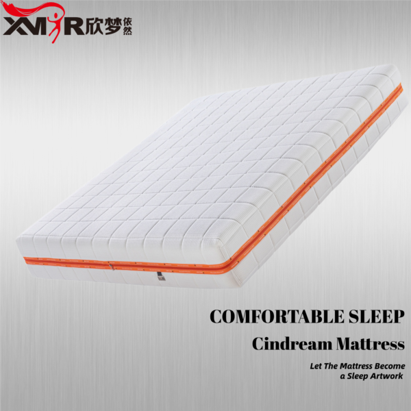 Waffle Glue-Free Silk Gel Memory Foam Pocketed Spring Mattress