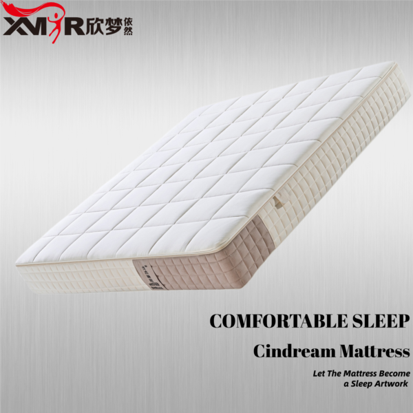 Furniture Mattress Soft Pure Cotton Wiping Cloth Massage Pocketed Spring Mattress