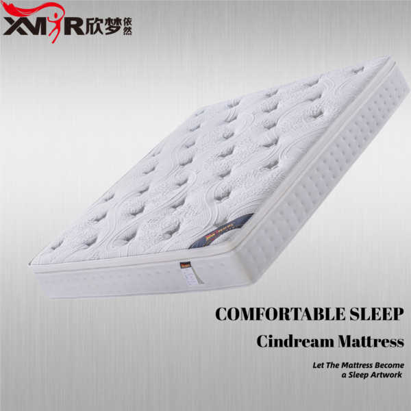 Good Mattress Spandex Knitted Elasticity Sponge Pocketed Spring Mattress