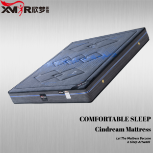 Free Silk Cotton Natural Latex Resilient Individually Pocketed Spring Mattress